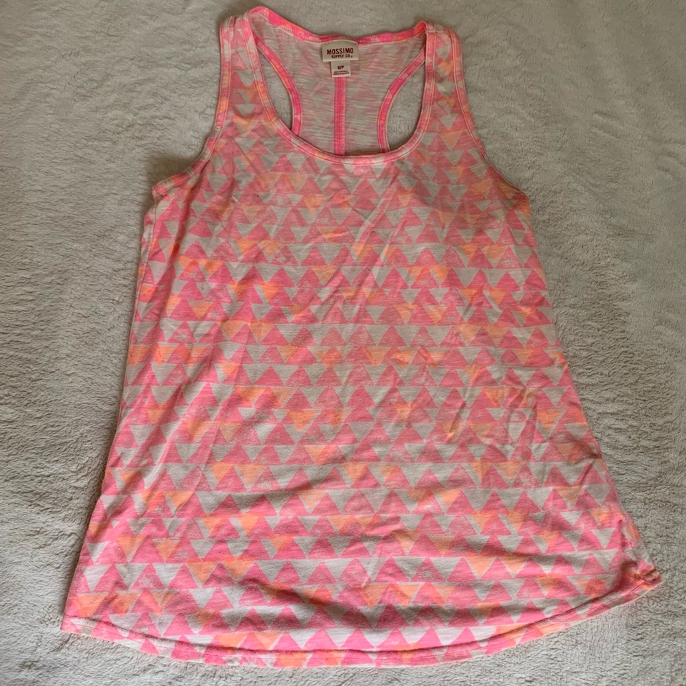 Mossimo Small Pink Racerback Tank Top